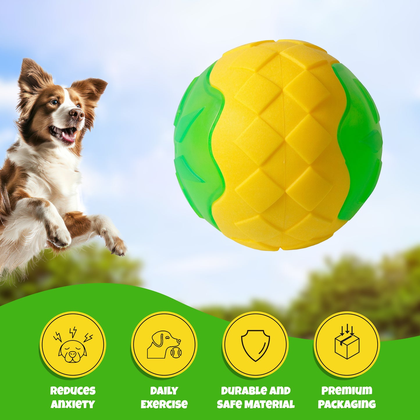 "Ultimate Interactive Dog Toy - Indestructible & Mental Stimulation"