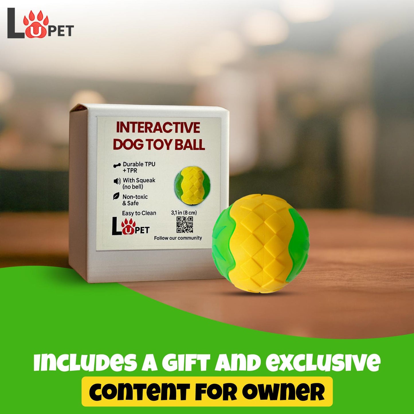 "Ultimate Interactive Dog Toy - Indestructible & Mental Stimulation"